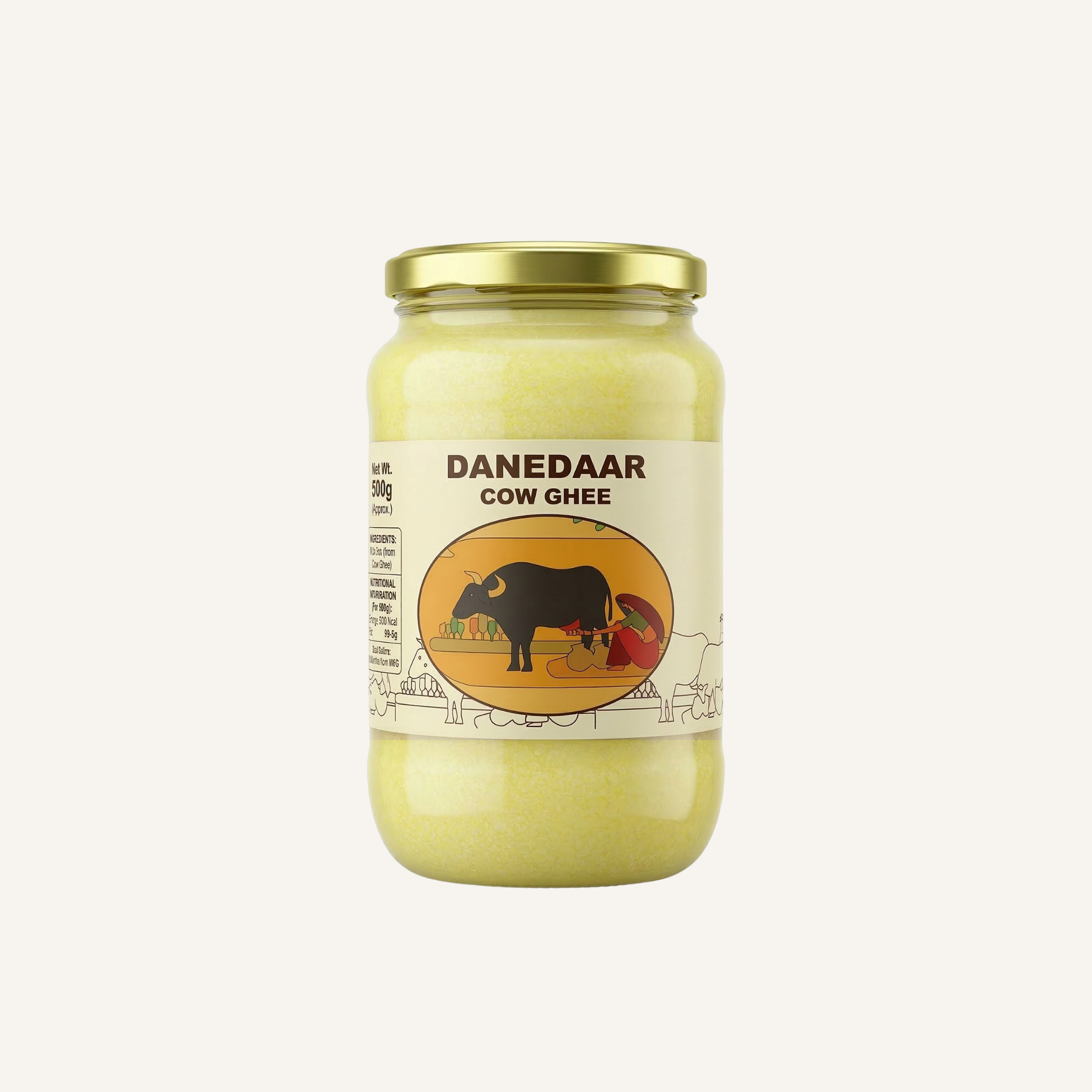 Pure Cow Ghee | Glass Jar